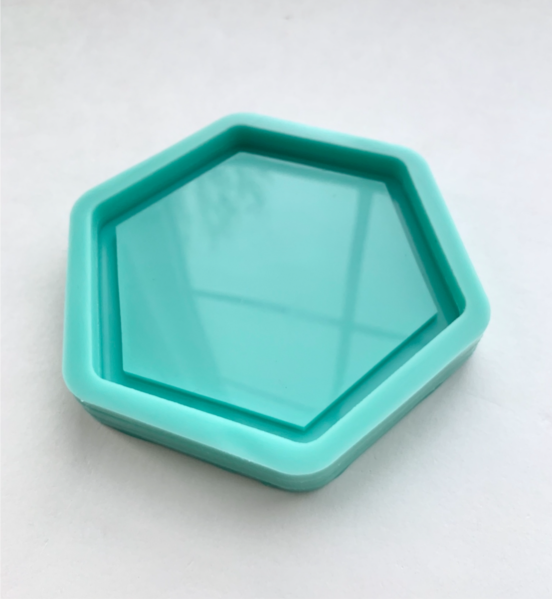 Hexagon Silicone Mold, Small Coaster Flexible Mold