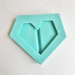Geometric Heart Dish Mold