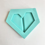 IMPERFECT Geometric Heart Dish Mold