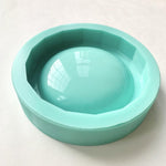 Round Faceted Trinket Dish Mold